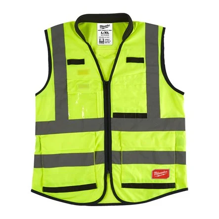 MILWAUKEE 4932471896 Prémium Láthatósági mellény, sárga - L/XL 1 db