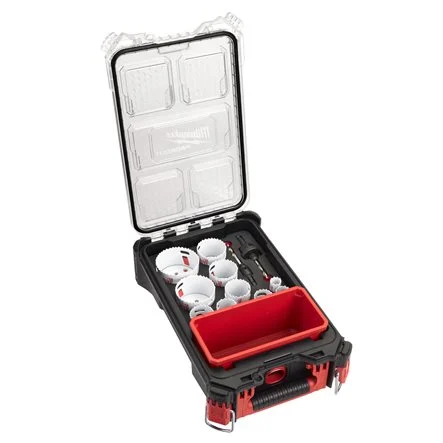 MILWAUKEE 4932472248 Hole Dozer™ Bimetál lyukfűrész KOBALT Packout 12 részes készlet