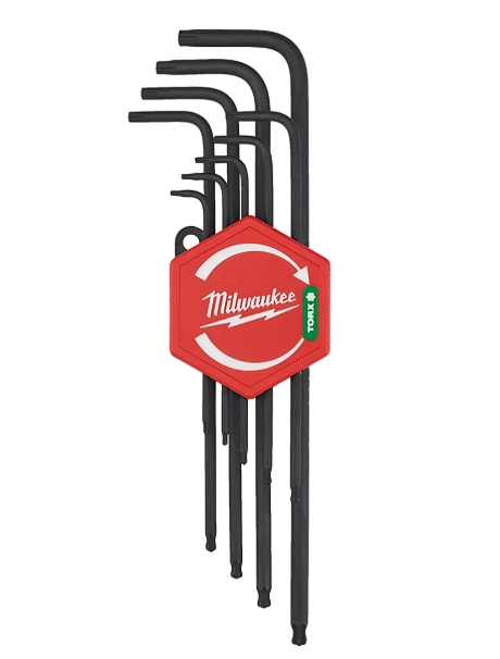 MILWAUKEE 4932492693 Torx L-alakú kulcs készlet 9 részes T10-T50