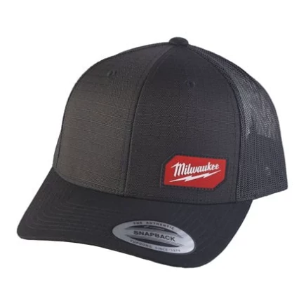 MILWAUKEE 4932493107 Snapback trucker sapka Fekete