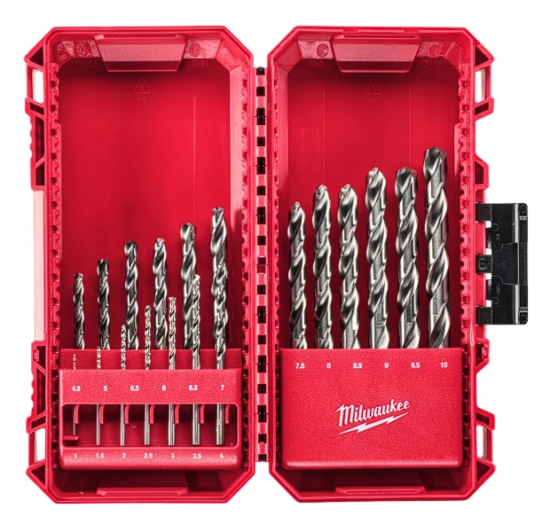 MILWAUKEE 4932493869 THUNDERWEB – HSS-G fémfúró DIN 338 – Készlet (19 részes)