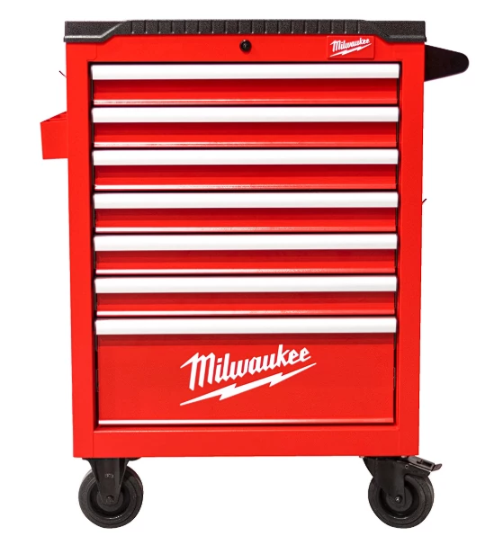 MILWAUKEE 4932498252 Acél Szerszámkocsi 7 fiókos, 27˝/69 cm