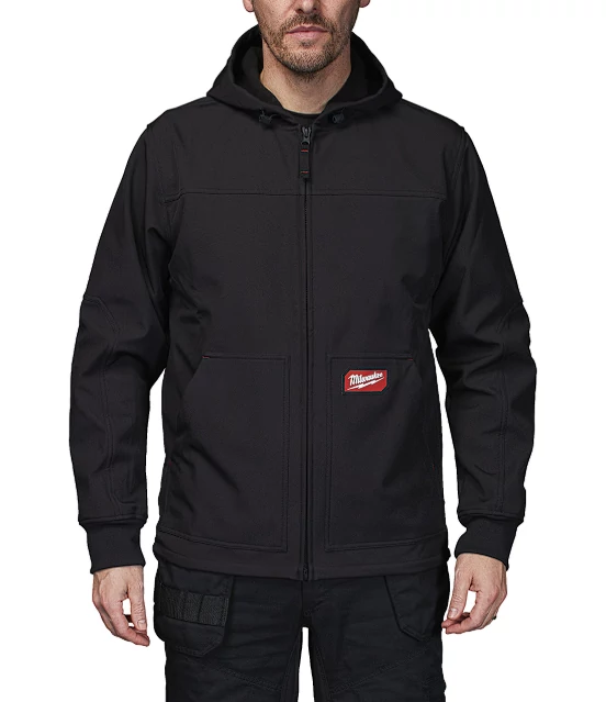 MILWAUKEE 4932498275 Freeflex™ Softshell kapucnis dzseki fekete 2XL