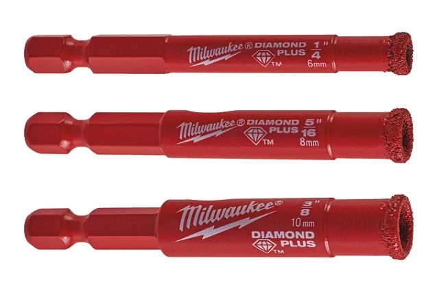 MILWAUKEE 4932498368 Diamond Max™  Száraz gyémántfúró készlet 3 rsz.