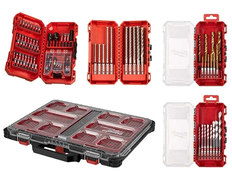 MILWAUKEE 4932499760 PACKOUT™Tartozék készlet 98 részes - Packout 1 ládában