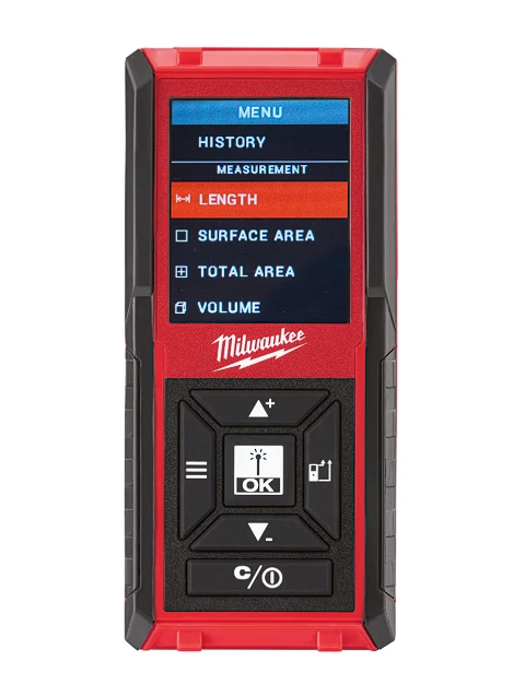MILWAUKEE 4933459277 LDM45 TÁVOLSÁGMÉRŐ LÉZERES 45 M