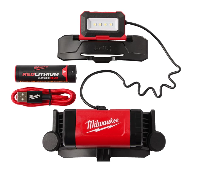 MILWAUKEE 4933479902 Akkus fejlámpa BOLT sisakhoz L4 BOLTHL-301 