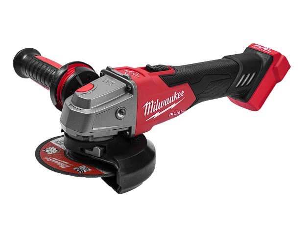 MILWAUKEE 4933498062 M18FSAG125XB-0 M18 FUEL™ 125 mm sarokcsiszoló fékező funkcióval és csúsztatható kapcsolóval