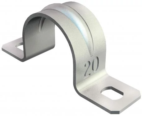 OBO 1018213 VBS 605/21 Rögzítőbilincs kétrétegű 21mm G galvanikusan horganyzott PG13,5