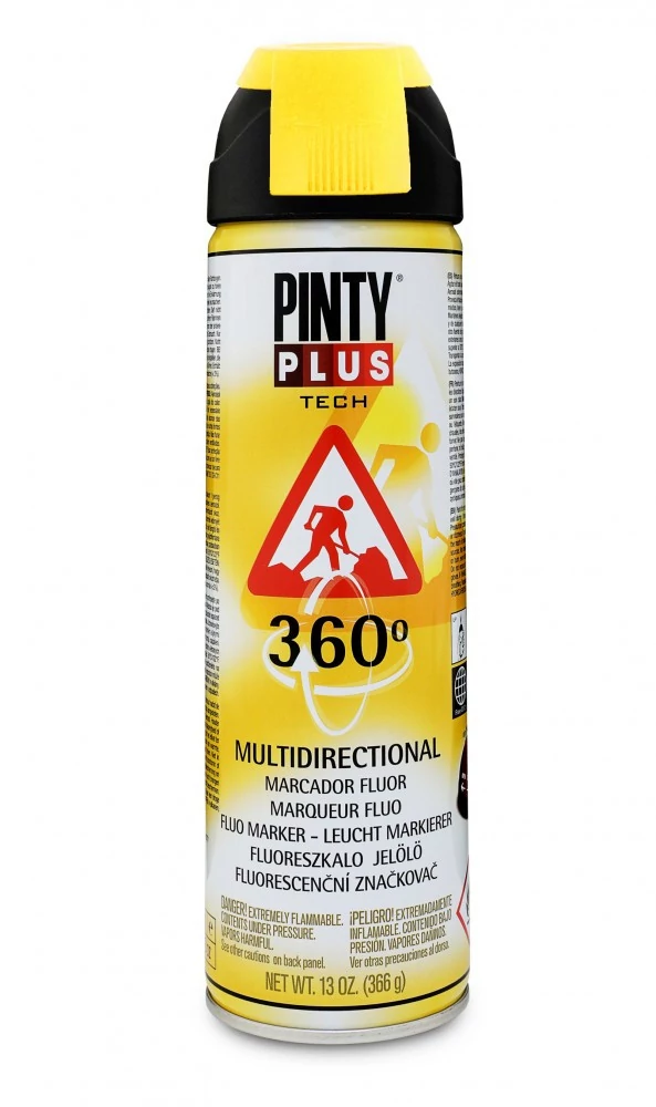 PINTY PLUS 254 Jelölő festék spray sárga 500 ml