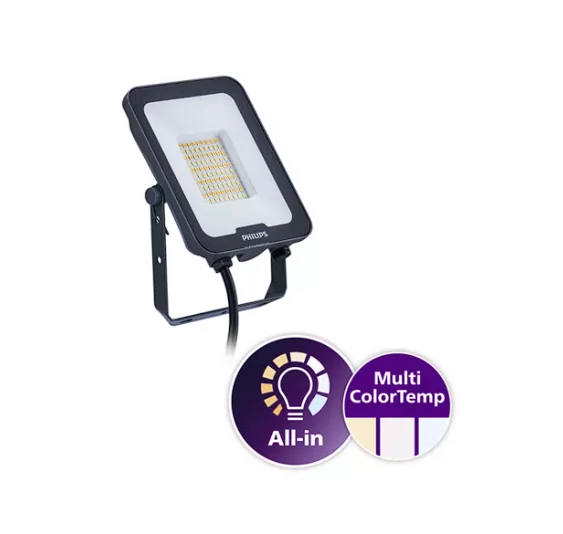 PHILIPS BVP167 LED60/830_40_65 PSU 50W SWB CE LED fényvető 6000lm 3000-6500K IP65