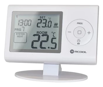 RCOOL VISION7RF Szobatermosztát LCD programozható, rádiófrekvenciás