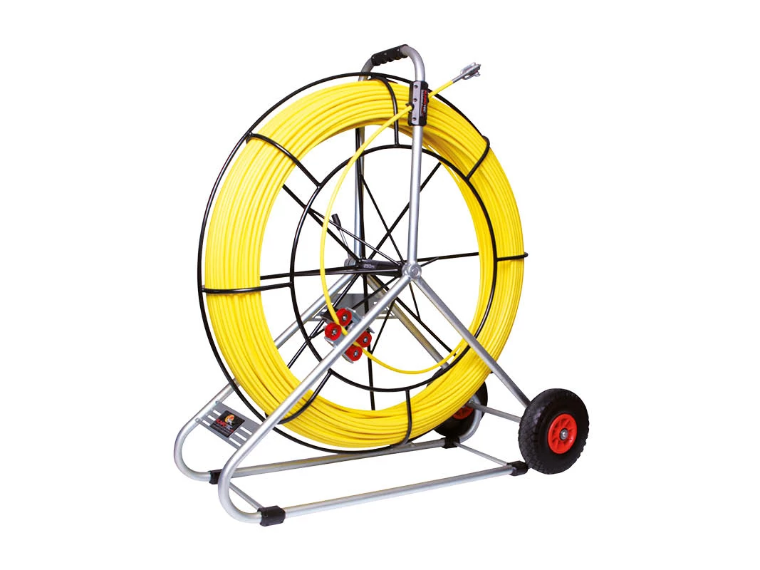 RUNPOTEC 100920 Berudaló állvány, kerekes, 100 m, üvegszál átmérő 11 mm