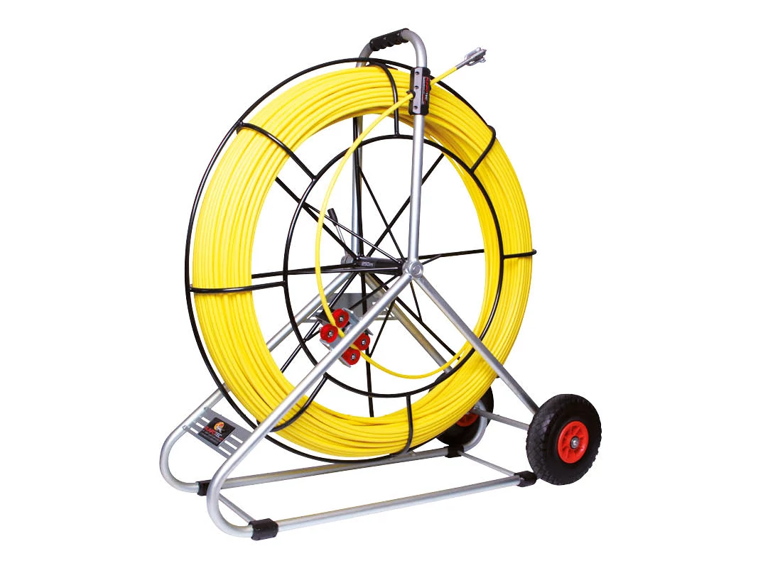 RUNPOTEC 101040 Berudaló állvány, kerekes, 400 m, üvegszál átmérő 15 mm