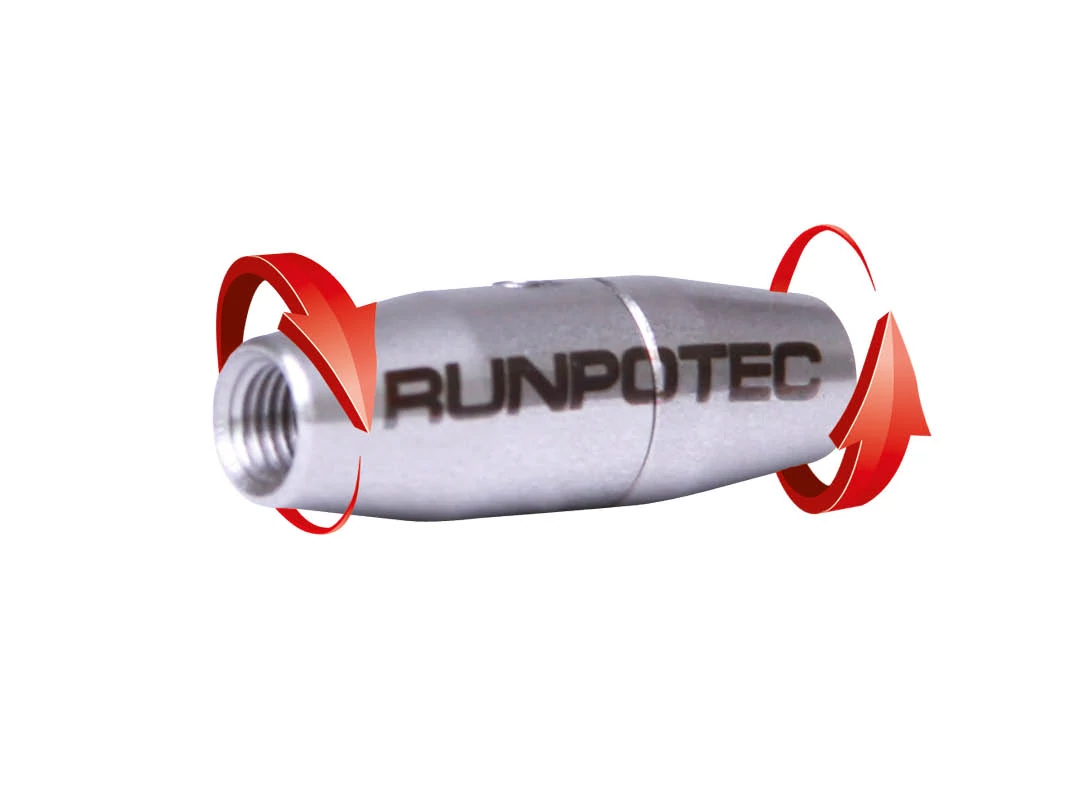 RUNPOTEC 202510 Forgócsatlakozó D=4,5 mm üvegszál rúdhoz