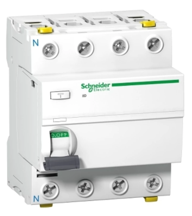 SCHNEIDER A9Z21425 A9 FI-relé 4P 25A 30mA A típus (23467)