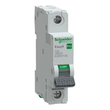 SCHNEIDER EZ9F57132 EASY9 PRO Kismegszakító 6kA, 1P, C, 32A