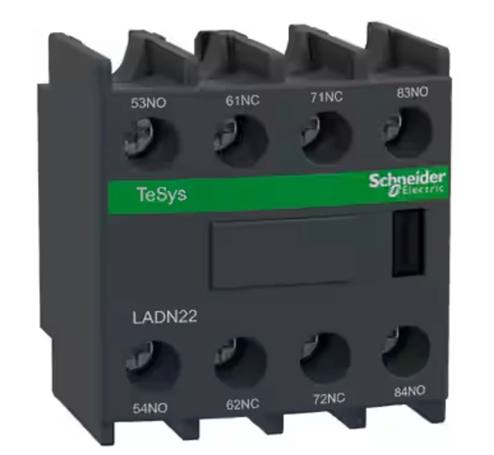 SCHNEIDER LAD-N22 2NO/2NC 2záró/2nyitó homloklapi segédérintkező