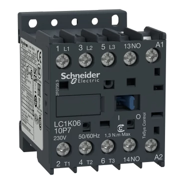 SCHNEIDER LC1K1210B5 Mágneskapcsoló 3P 5,5kW 12A 24VAC
