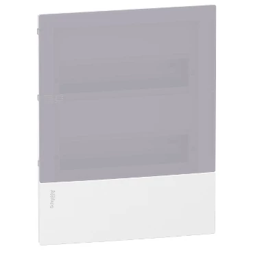 SCHNEIDER MIP22212T Kiselosztó süllyesztett átlátszó ajtó 24 modul 2 sor IP40 fehér