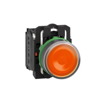 SCHNEIDER XB5AW35B5 Ledes világító nyomgomb sárga 24V