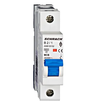 SCHRACK AM618102 Kismegszakító AMPARO 6kA, B 2A, 1 pólusú