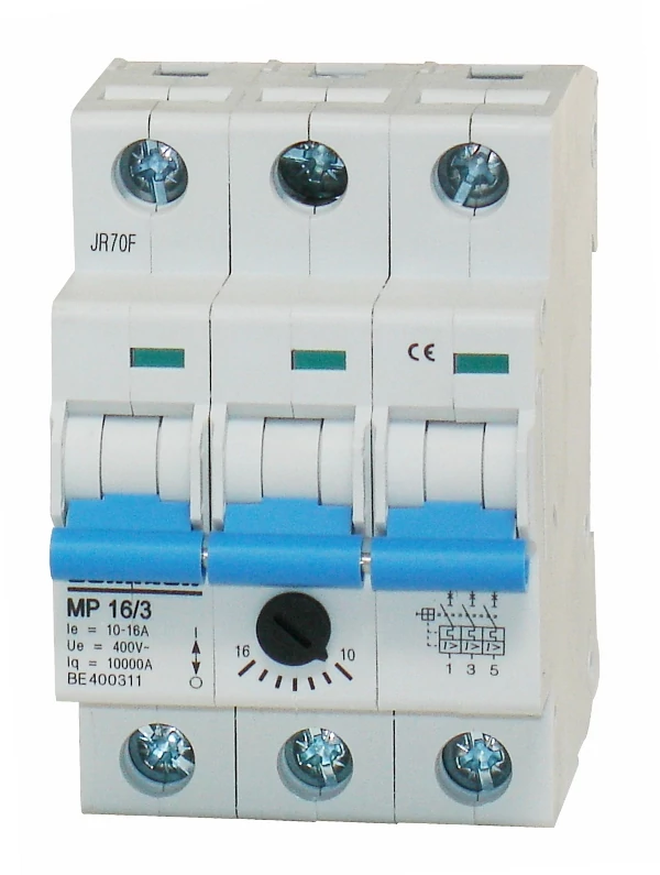 SCHRACK BE400311 Motorvédőkapcsoló 10,0A-16,0A, 3 pólusú, 3KE