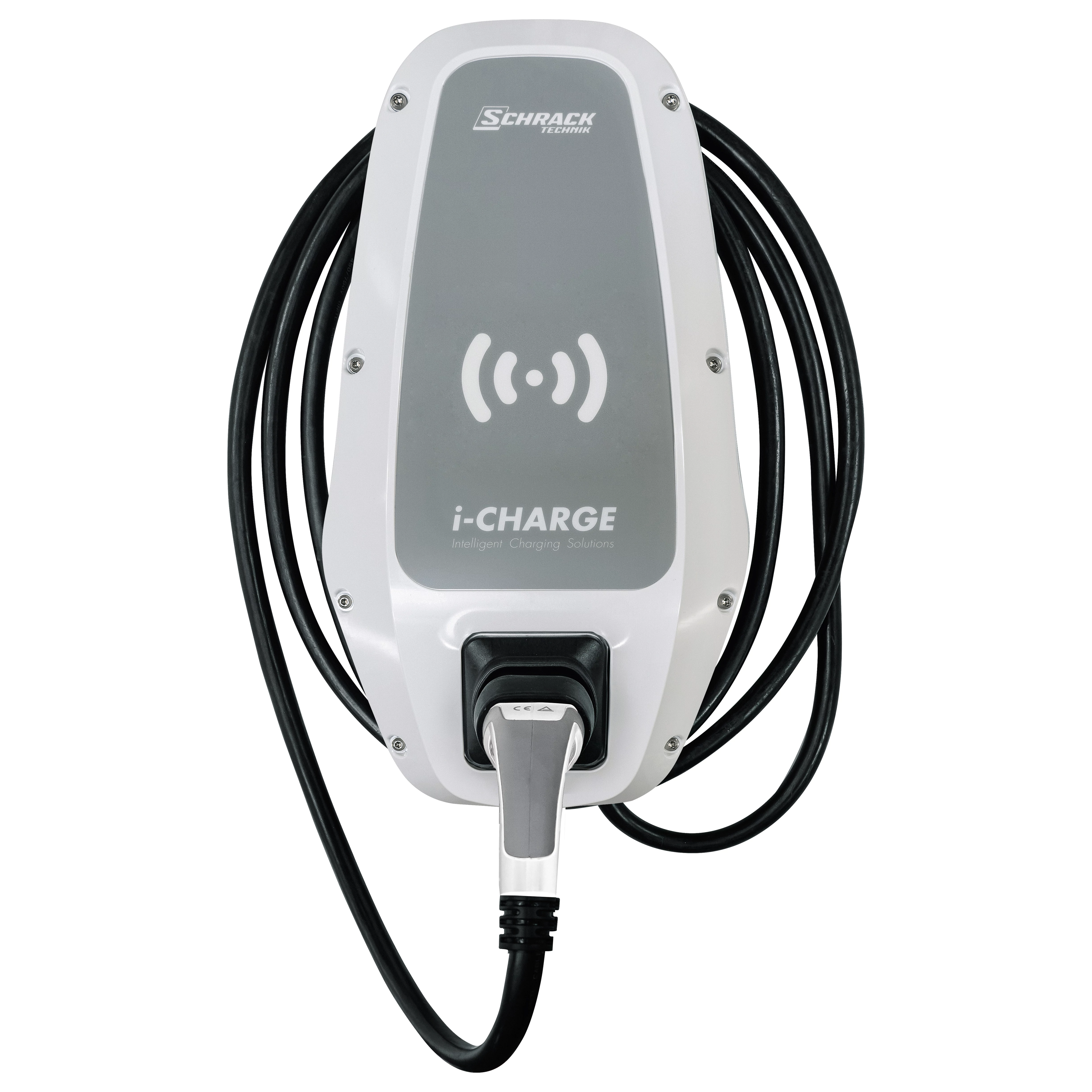 SCHRACK EMCIONS2C- i-CHARGE CION Semipublic 22kW, Type2 kábel, RFID Autótöltő