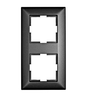 SCHRACK EV115002 2-es keret, antracit