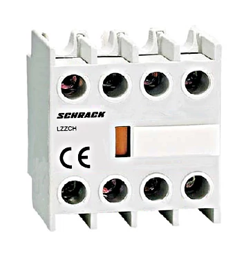 SCHRACK LZZCH011 Segédérintkező, mellső, CUBICO Classic, 1z+1ny