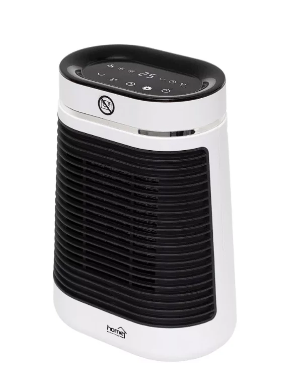 SOMOGYI FK 55 Álló elektromos kerámia fűtőtest digitális termosztáttal, 1000W/1500W, oszcillálás, kikapcsolás időzítő, fehér