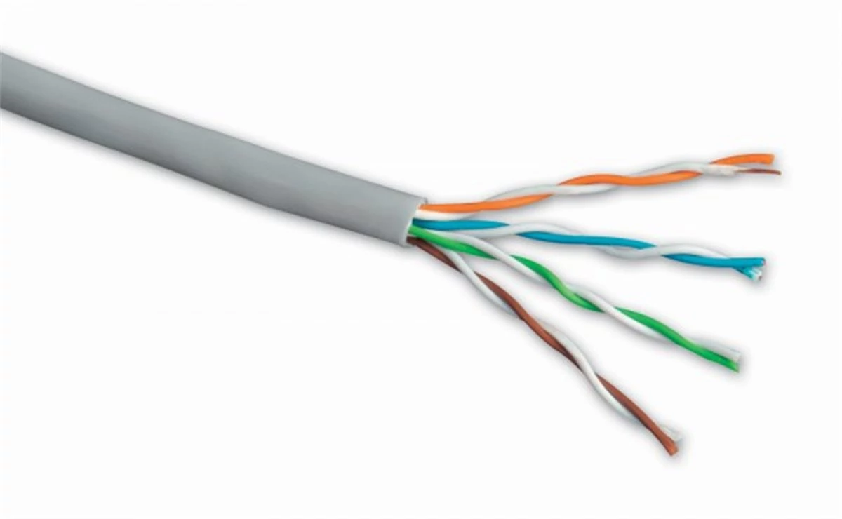 UTP kábel 4x2x24mm2 AWG CAT5e 305m/doboz