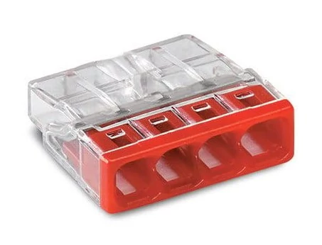 WAGO 2273-204 Compact Vezeték összekötő 4x0,5-2,5mm2 100db/csomag