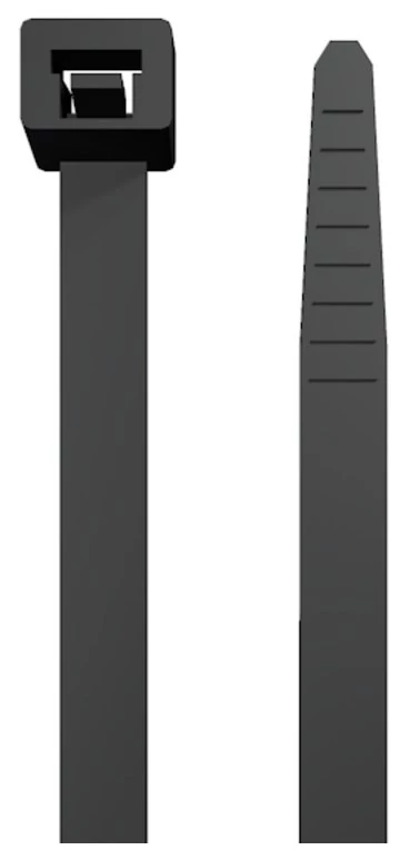 WEIDMÜLLER 1697910000 Kábelkötegelő 200x4,8 fekete 100db/csomag