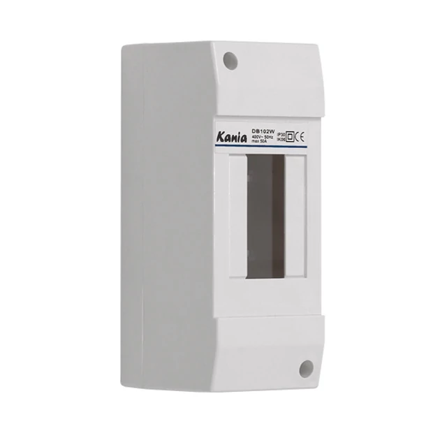 KANLUX 3850 Falon kívüli 2 modulos lakáselosztó ajtó nélkül DB102W 1x2P/SM